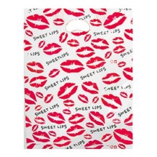 입술 비닐쇼핑백 예쁜비닐봉지 포장용비닐봉투