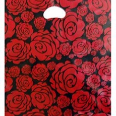 장미 플라워쇼핑백 비닐쇼핑백 쇼핑백