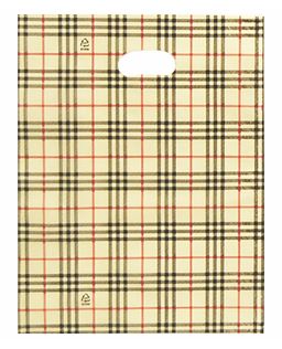 HD아이보리 체크 비닐봉지 비닐백