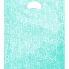 민트 숫자 비닐쇼핑백 비닐봉투 매장쇼핑백