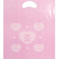 핑크베어 옷가게비닐쇼핑백 옷포장비닐