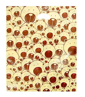 잔잔한 곰돌이 비닐봉투 의류봉투 두꺼운쇼핑백