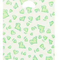 그린하트 컬러비닐봉투 옷가게봉투