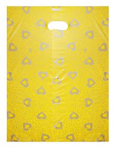 HD옐로실버하트 비닐봉지 예쁜비닐쇼핑백