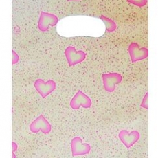 HD 아이분홍하트 비닐봉지 하이덴비닐봉투