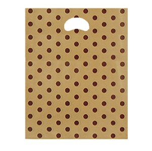 브라운땡땡이 옷가게비닐쇼핑백 비닐봉투