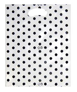 블랙땡땡이 비닐쇼핑백 매장봉투 가게비닐