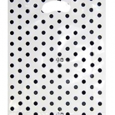 블랙땡땡이 비닐쇼핑백 매장봉투 가게비닐