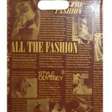 브라운 매거진 쇼핑비닐백 옷가게비닐봉투