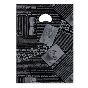 HD 블랙 쇼핑봉투 옷가게비닐쇼핑백