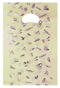 HD 베이지펀펀 예쁜비닐백 옷가게봉투