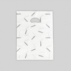 체넬 화이트 비닐쇼핑백 쇼핑백