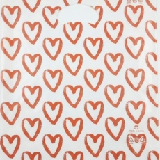 뉴하트 비닐쇼핑백 쇼핑백