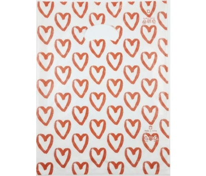 뉴하트 비닐쇼핑백 쇼핑백