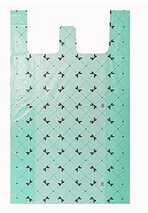 민트 리본 도매봉투 시장봉투 마트봉투