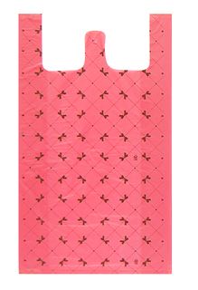 핑크 리본 도매봉투 시장봉투 마트봉투