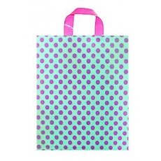 민트땡땡이 M 비닐쇼핑백 쇼핑봉투 쇼핑백