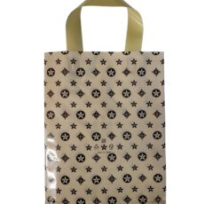 AA 베이지 M 비닐쇼핑백 끈달린비닐