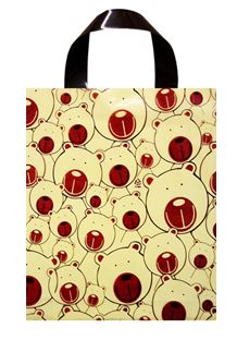 잔잔한 곰돌이 M 의류포장봉투 끈비닐봉지