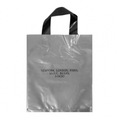 뉴런파 실버 비닐쇼핑백 손잡이포장봉투 끈비닐