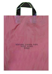 뉴런파 펄핑크 M 비닐쇼핑백 끈비닐봉투