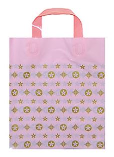 AA 핑크 컬러비닐봉투 예쁜쇼핑백 끈비닐가방