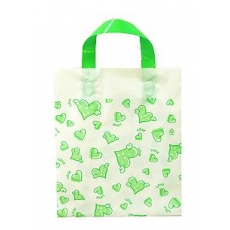 그린하트 손잡이비닐봉지 예쁜비닐쇼핑백