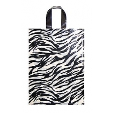 화이트 지브라 M 비닐쇼핑백 손잡이쇼핑백