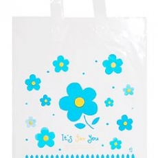 포유스카이 플라워쇼핑백 쇼핑비닐백 끈비닐봉투