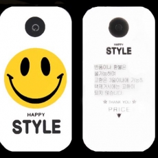 스마일 택 옷걸이택 의류텍 텍종이