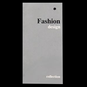 실버 패션 디자인 택 옷가게택 의류텍 텍종이