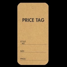 프라이스 크라프트 기본 택 옷가게택 의류텍 텍종이