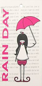 우산소녀 옷텍 옷가격택 의류택 텍종이