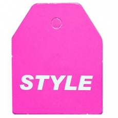 택 미니 핑크 스타일 옷 가격 옷가게텍 택종이