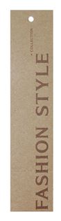 패션 스타일 크라프트택 옷가게택 종이텍