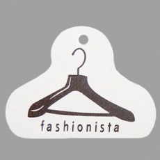 패셔니스타 라운드 옷텍 옷가격택 택종이