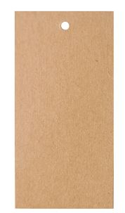 택 무지 8cm 크라프트택 가격텍 옷가게텍