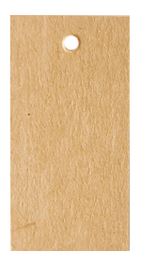 텍 무지 2.5*5cm 크라프트택 옷텍 가격 옷가게 종이택