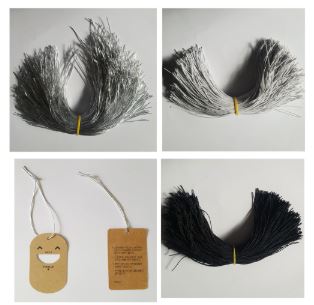 택 고무줄 20cm 택고리 택끈  택줄 실고리(약600줄)