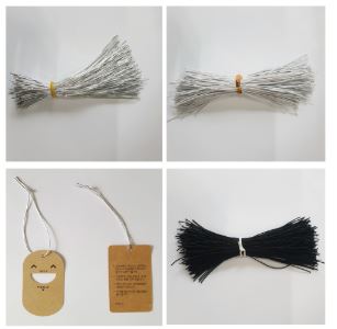 택고무줄 택끈 실텍 택줄 12cm 약200줄