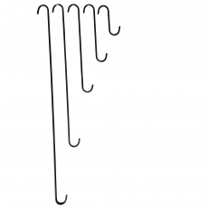 블랙 S자고리 에스자고리 S자걸이 S후크