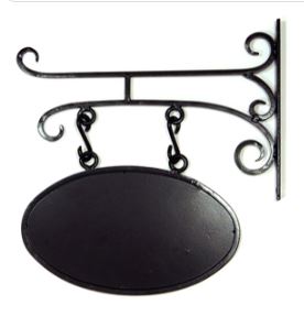 HD 05 02 타원 타원형 돌출간판 단조간판