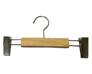 나무색 아기원목옷걸이 원목바지걸이 5개