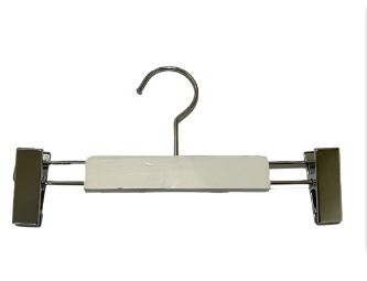 흰색 원목 옷가게 아동바지걸이 바지걸이집게