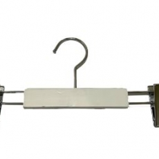 흰색 원목 옷가게 아동바지걸이 바지걸이집게