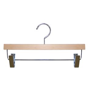 나무색 이동 원목바지집게 바지걸이 매장옷걸이 5개