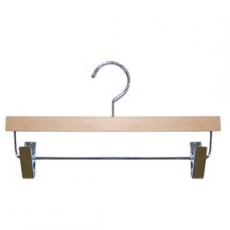 나무색 이동 원목바지집게 바지걸이 매장옷걸이 5개