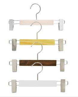 칼라 옷가게 원목바지걸이 바지옷걸이 5개
