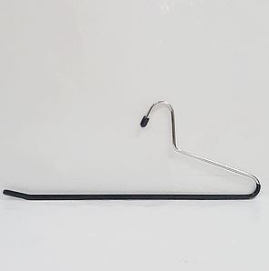 별 블랙 실리콘 바지걸이 바지집게 철재옷걸이