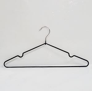 홈 심플 블랙 코팅옷걸이 철재옷걸이